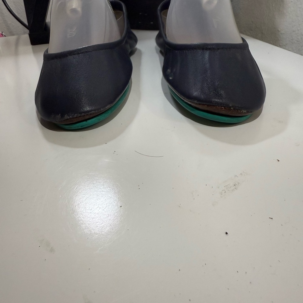 Tieks Black Leather Flats - Picture 2 of 6